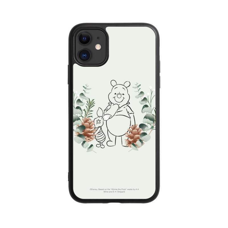 iPhone 11 Base Case Grüne Liebe Puuh und Ferkel