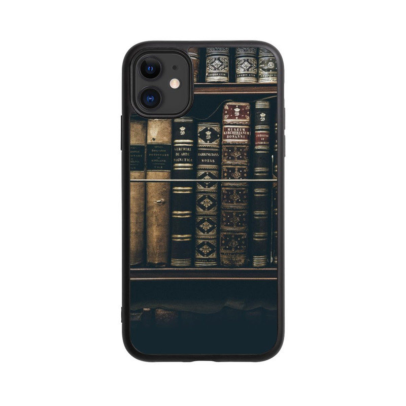 iPhone 11 Base Case Book Stack Dark