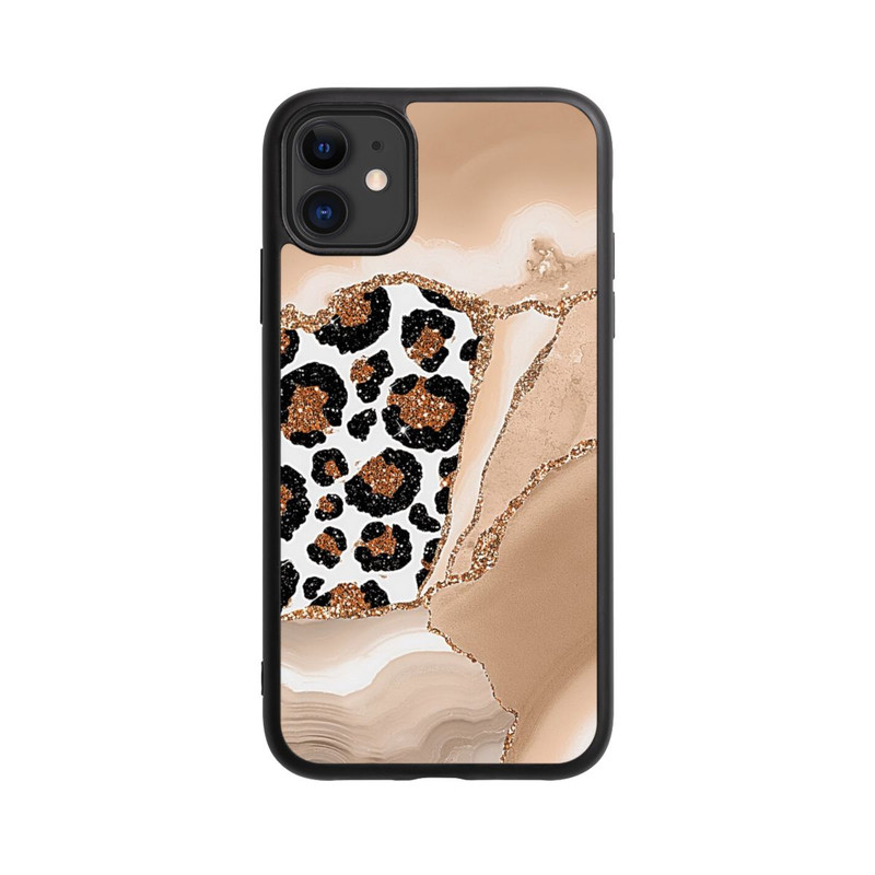 iPhone 11 Base Case  Muster und Texturen Hellgold