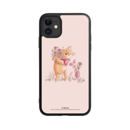 Apple iPhone 11 Base Case Winnie Puuh and Ferkel Blumen