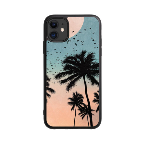Apple iPhone 11 Base Case Sonnenaufgang Palmen