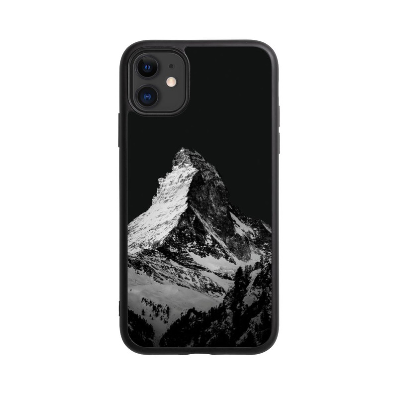 iPhone 11 Base Case Schneebedeckte Berge