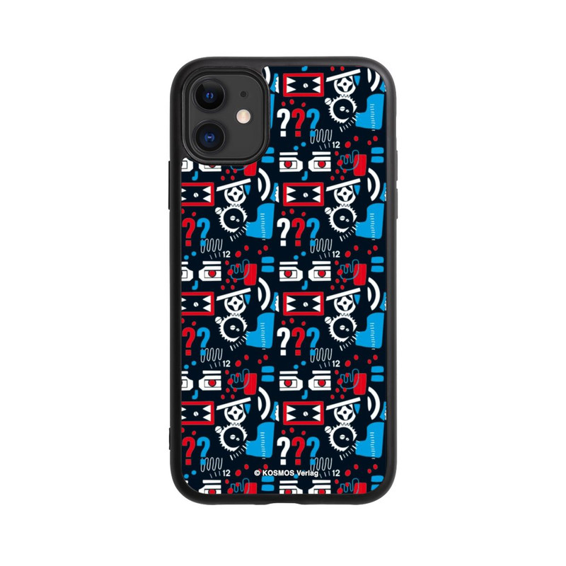 iPhone 11 Base Case Drei Fragezeichen Wildes Muster