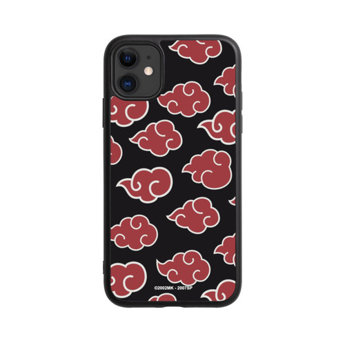 Apple iPhone 11 Base Case Akatsuki Pattern Black Big