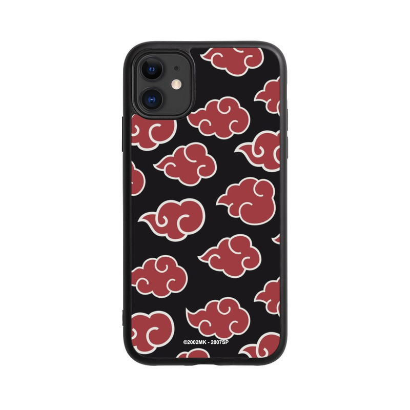iPhone 11 Base Case Akatsuki Pattern Black Big