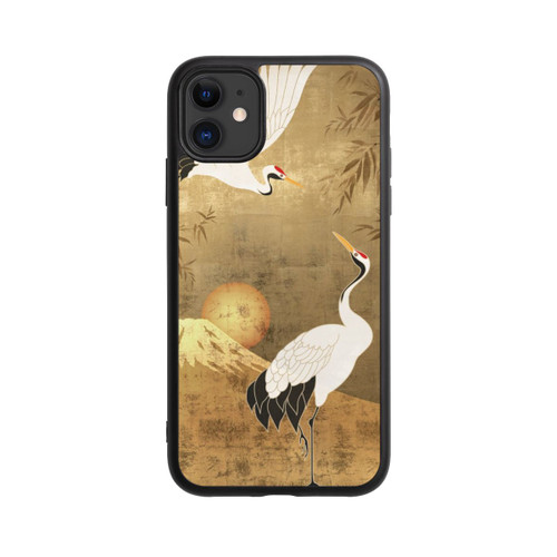 Apple iPhone 11 Base Case Kraniche Gold Japan 1