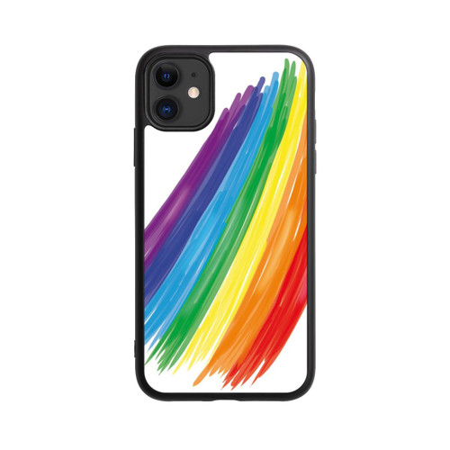 Apple iPhone 11 Base Case Rainbow Paint Brush
