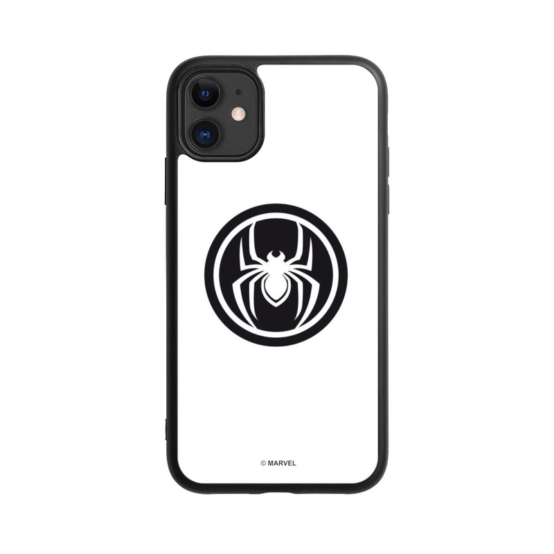 iPhone 11 Base Case Spider-Man Logo White