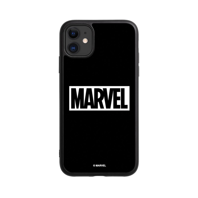 iPhone 11 Base Case Marvel Logo Black