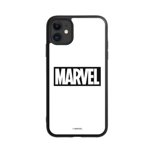 Apple iPhone 11 Base Case Marvel Logo White