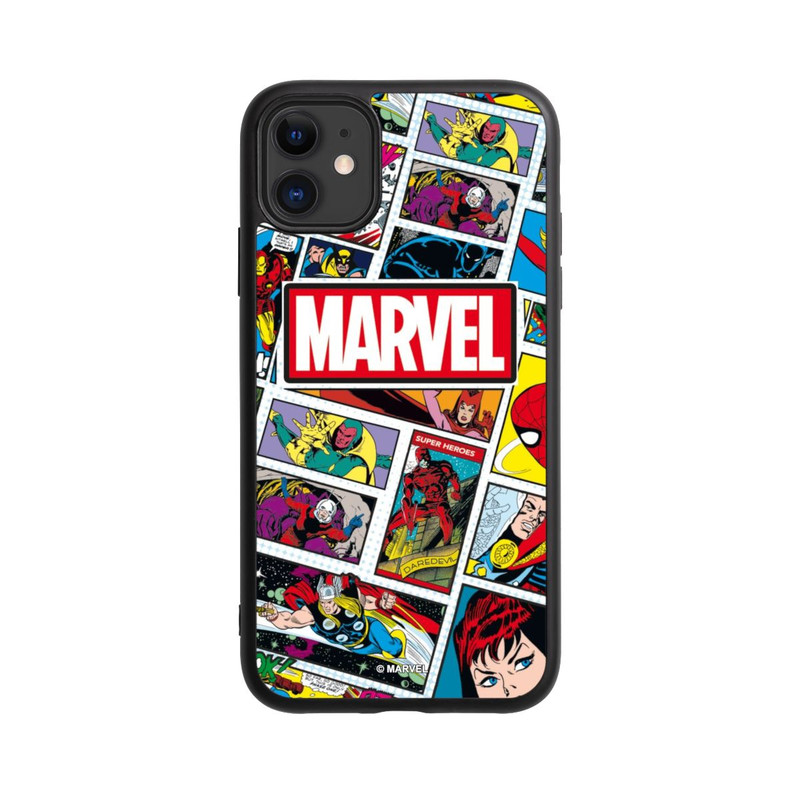 iPhone 11 Base Case Marvel Comic Pattern