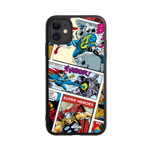 Apple iPhone 11 Base Case Marvel Retro Comic Blue