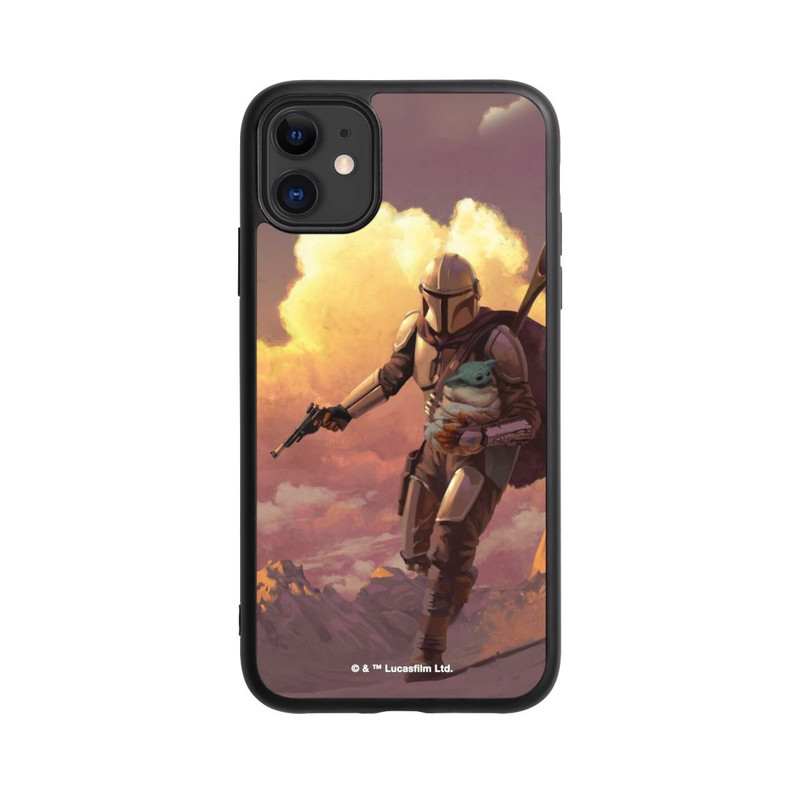 iPhone 11 Base Case Der Mandalorianer und Grogu Sonnenguntergang Wolken