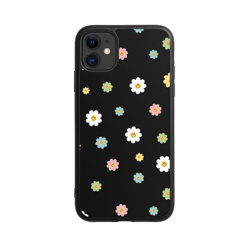 Apple iPhone 11 Base Case Flower Power klein transparent