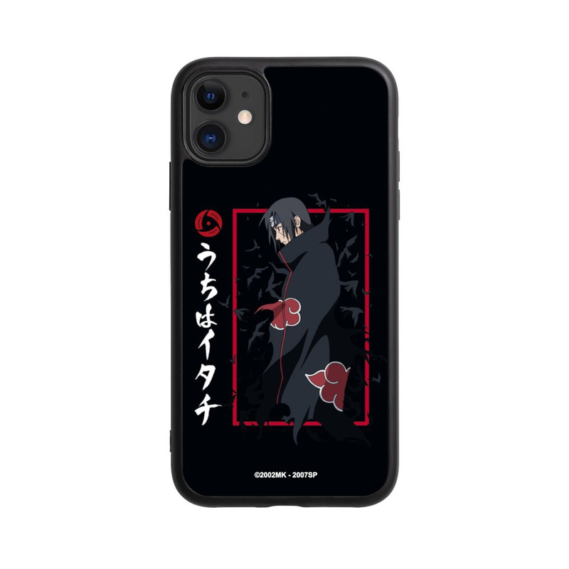 iPhone 11 Base Case Itachi Krähen Schwarz