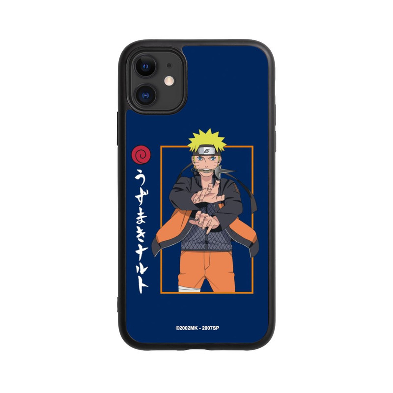 iPhone 11 Base Case Naruto Kampfposition Blau