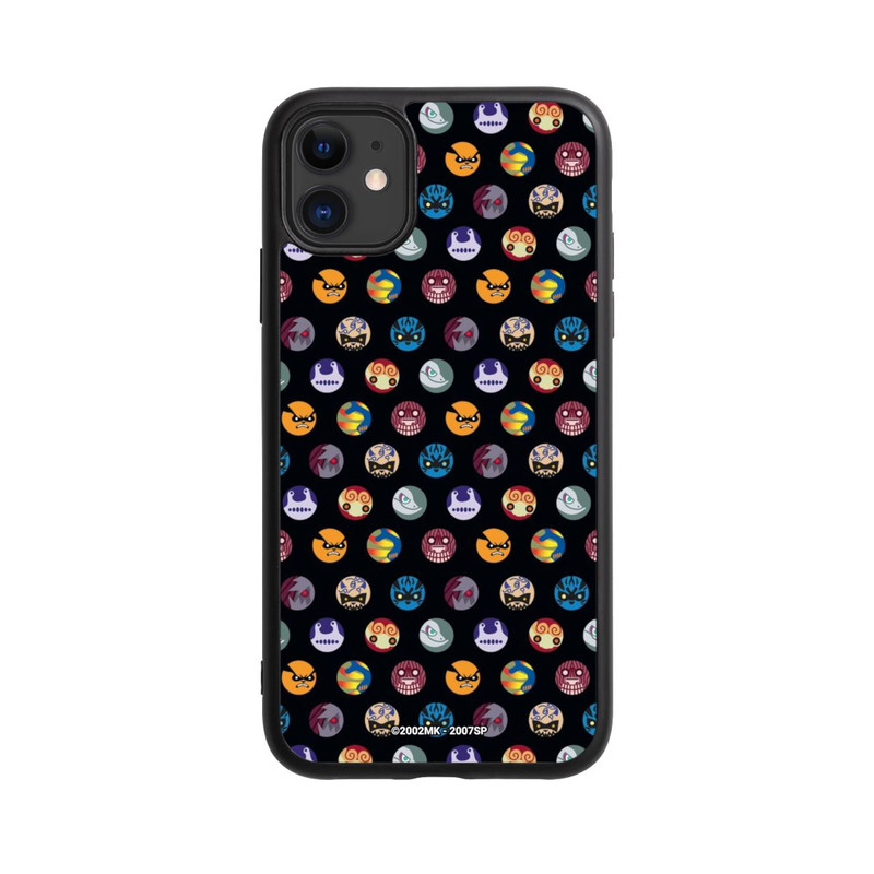 iPhone 11 Base Case Bijuu Muster Schwarz