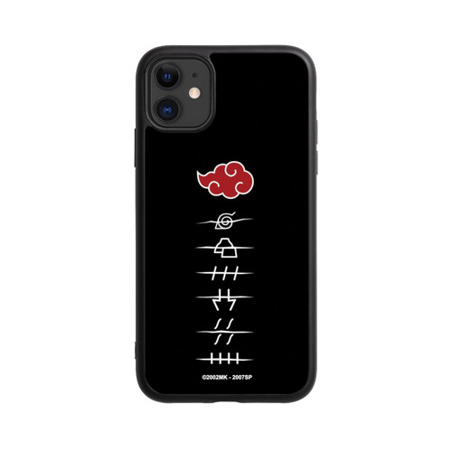 Apple iPhone 11 Base Case Akatsuki Mitgliedssymbole Schwarz
