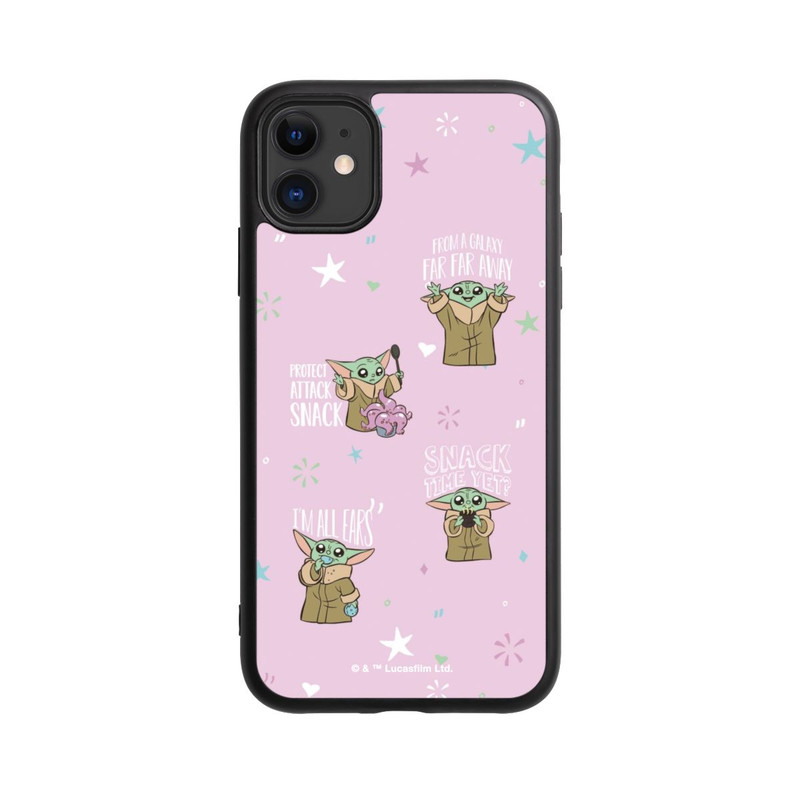 iPhone 11 Base Case Star Wars x Honeypuu Grogu Cute Pattern