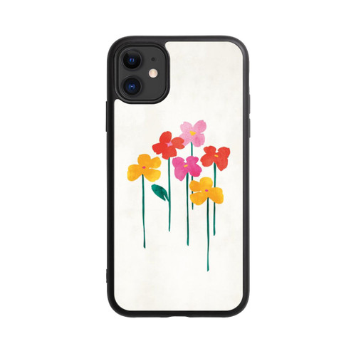 Apple iPhone 11 Base Case Kleine glückliche Blumen