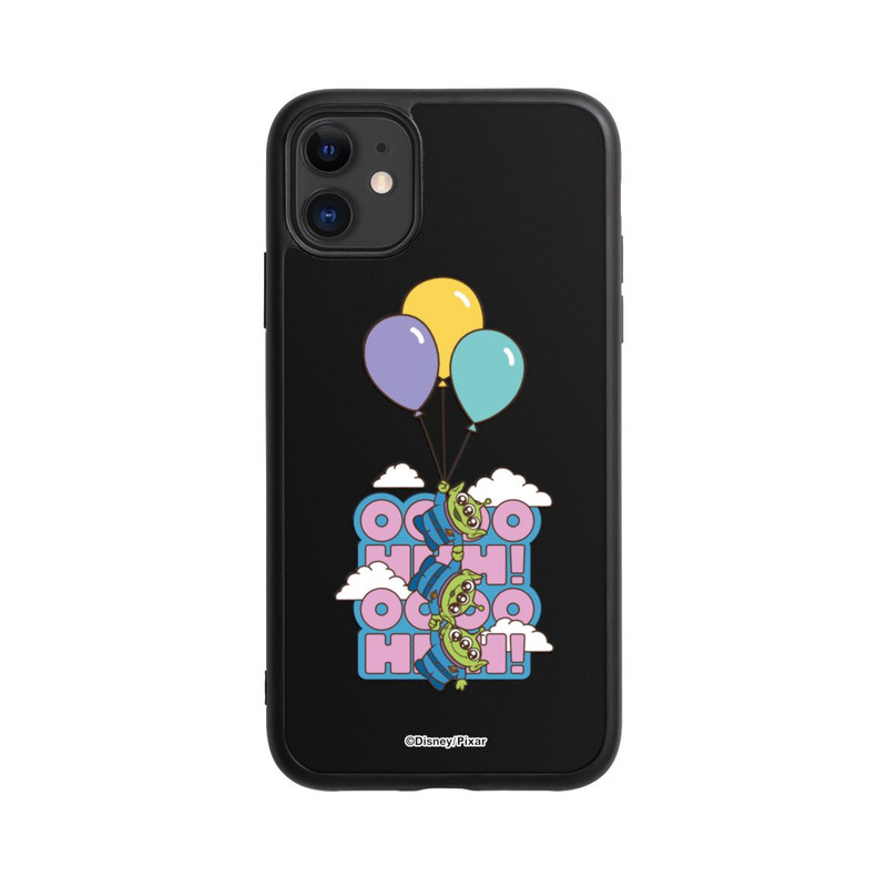 iPhone 11 Base Case Toy Story Aliens Balloons OOOOHHH Transparent