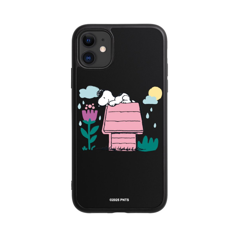 iPhone 11 Base Case Snoopy Hundehütte Frühling transparent