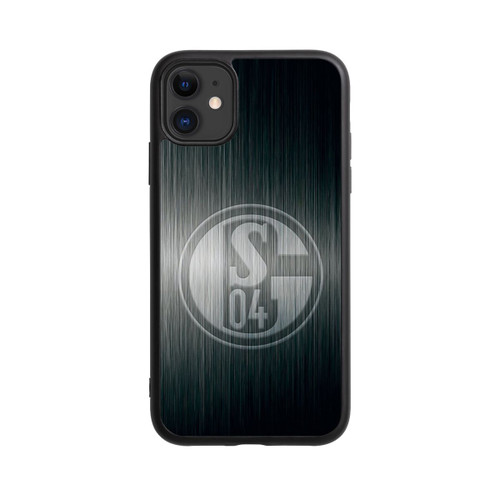 Apple iPhone 11 Base Case Schalke 04 Metall Look