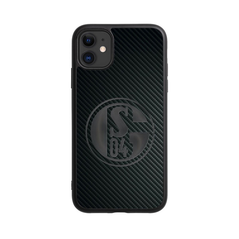iPhone 11 Base Case Schalke 04 Carbon Look