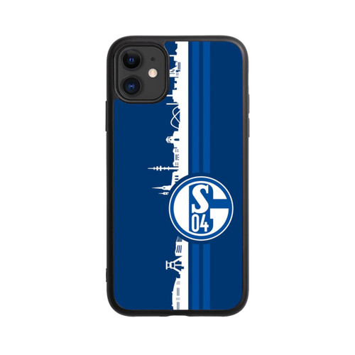 Apple iPhone 11 Base Case Schalke 04 Skyline Blau