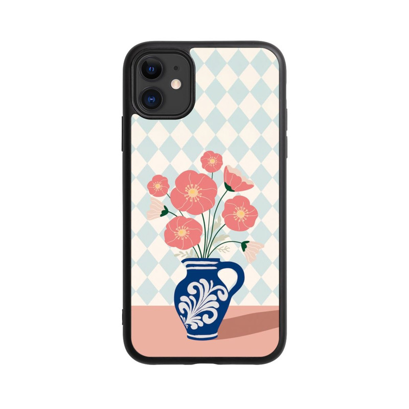 iPhone 11 Base Case Blue Vase