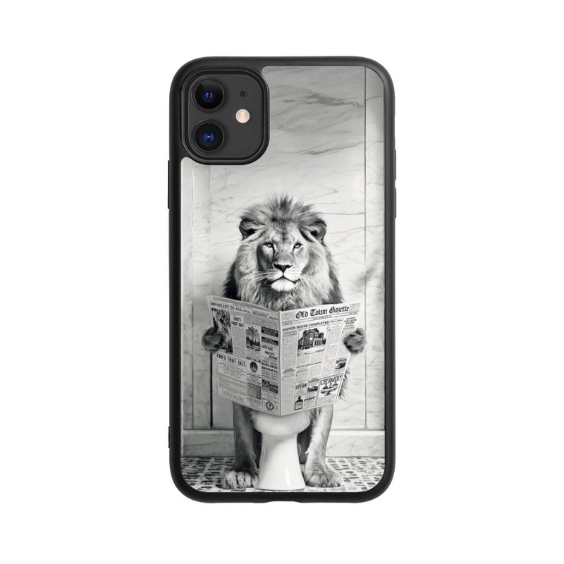 iPhone 11 Base Case Lion Toilet