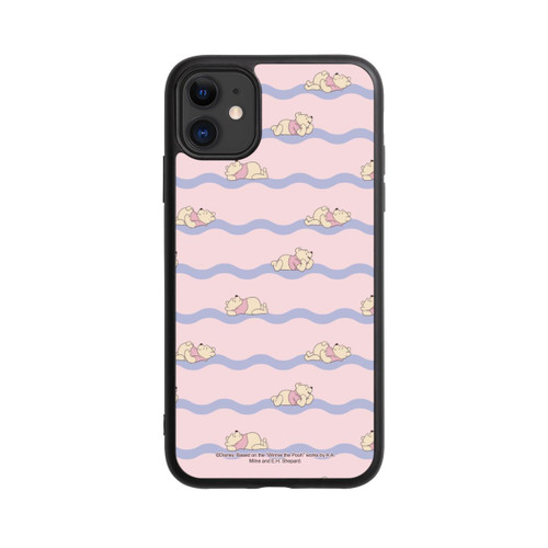 Apple iPhone 11 Base Case Winnie the Pooh Pink Waves