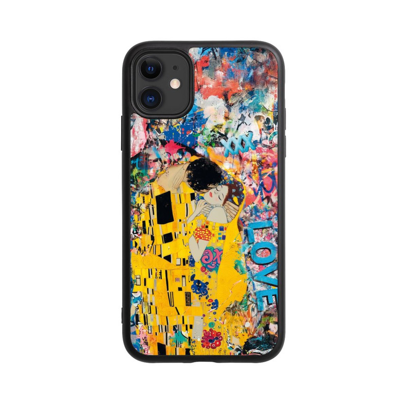 iPhone 11 Base Case Graffiti Kiss