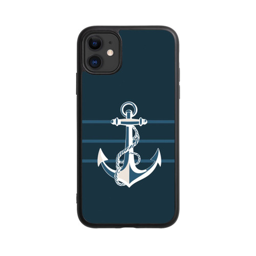 Apple iPhone 11 Base Case Anchor Line Blue with AI
