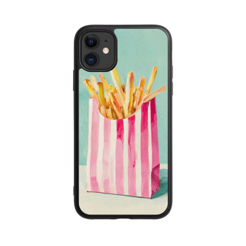 Apple iPhone 11 Base Case Retro Pommes Blau Watercolor