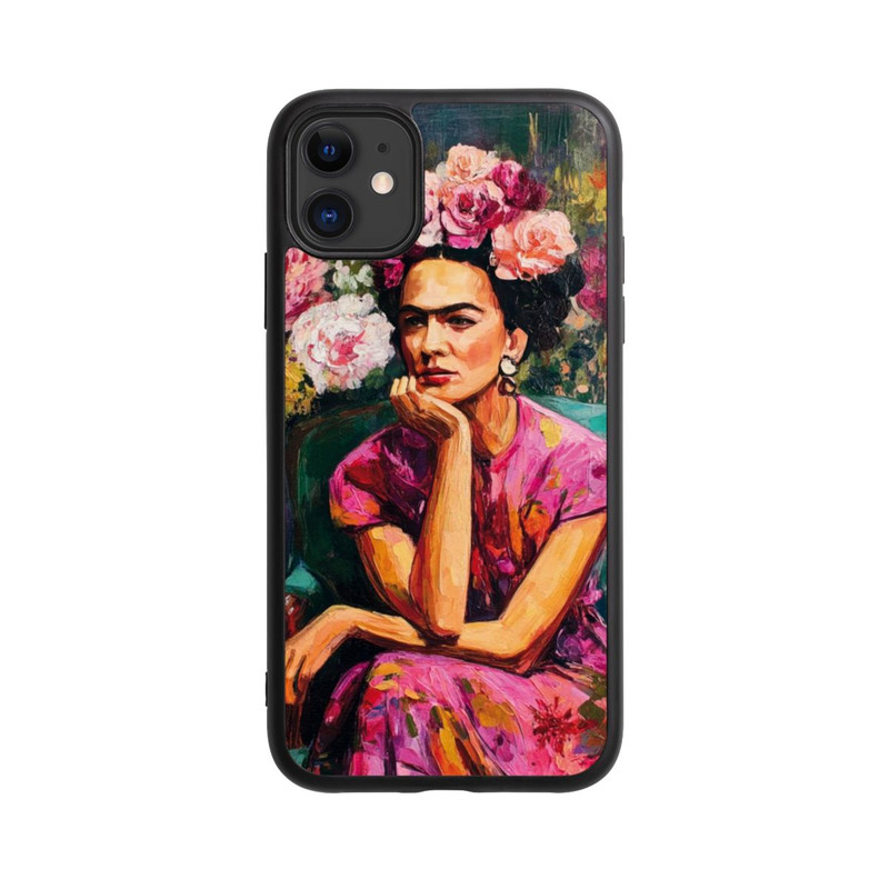 iPhone 11 Base Case Mexikanische Ikone Poetin der Farben