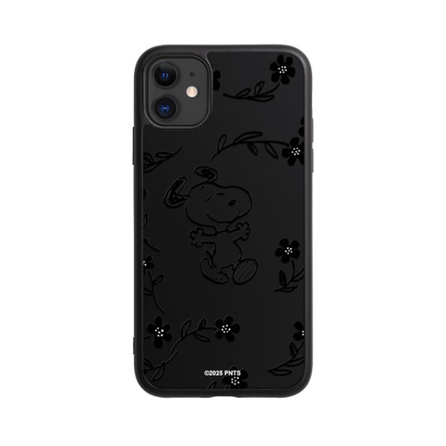 Apple iPhone 11 Base Case Snoopy und Flowers Transparent