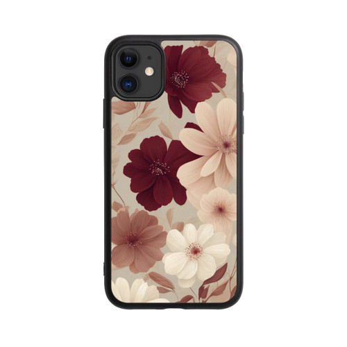 Apple iPhone 11 Base Case Romantische Pastellblumen mit KI
