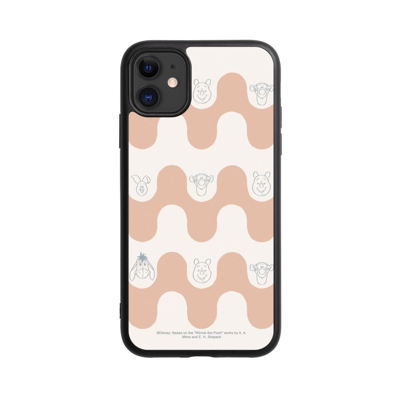 iPhone 11 Base Case Winnie Puuh und Freunde Wellenmuster
