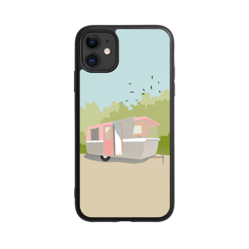 Apple iPhone 11 Base Case Retro Glamping by Roberta Murray