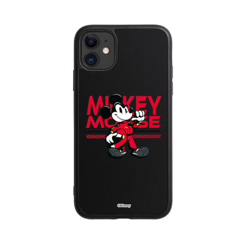 Apple iPhone 11 Base Case Micky Maus Rennfahrer Transparent