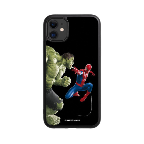 Apple iPhone 11 Base Case Spider-Man und Hulk