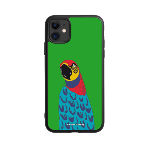 Apple iPhone 11 Base Case Drei Fragezeichen und der Super-Papagei