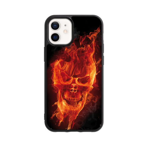 Apple iPhone 12 mini Base Case Burning Skull
