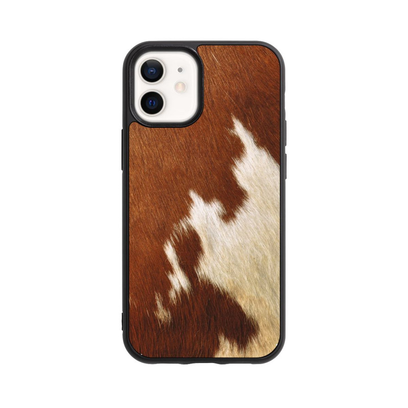 iPhone 12 mini Base Case Kuhfell Look
