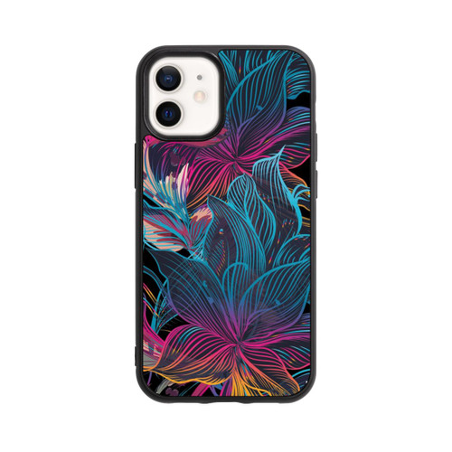 Apple iPhone 12 mini Base Case Neon Flower Power