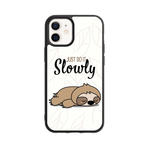 Apple iPhone 12 mini Base Case Just Do It Slowly Sloth
