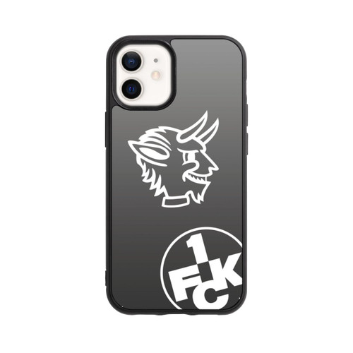 Apple iPhone 12 mini Base Case Teufelskopf FCK auf Schwarz