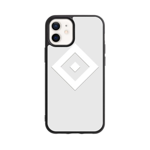 Apple iPhone 12 mini Base Case Rauten Logo auf HSV Grau