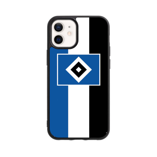 Apple iPhone 12 mini Base Case HSV Streifen - Blau-Weiß-Schwarz